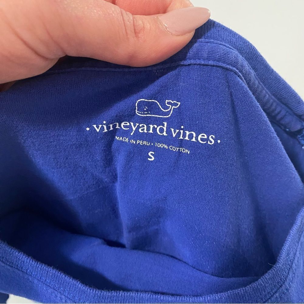 VINEYARD VINES Blue Crewneck Long Sleeve Shirt - Picture 8 of 10